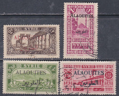 Alaouites  N° 24 + 26 + 28 / 29 O Partie De Série : Les 4 Valeurs Oblitérées, Sinon TB - Used Stamps