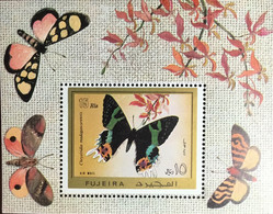 Fujeira 1971 Butterflies Minisheet MNH - Butterflies