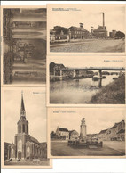 BERINGEN-REEKS VAN 5 KAARTEN-MIJNEN+MARKT+KANAAL-BRUG+KERK+BINNENZICHT-NIET VERSTUURD-ZIE DE SCANS RECTO-VERSO ! ! - Beringen