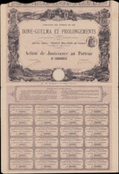 ACTIONS - (BONDS & SHARES) - Algérie (1877), "Chemins De Fer Bone-Guelma", Action De Jouissance - Unclassified