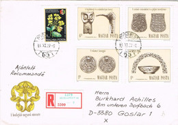 42213. Carta Certificada BUDAPEST (Hungria )1984. Arqueologia - Covers & Documents