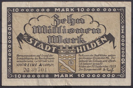 Ref. 3250-3673 - BIN GERMANY . 1923. GERMANY 10000000 MARK 1923 STADT HILDEN - Non Classificati