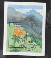 UZBEKISTAN - 1994 - FLORA - TULIPANO - FOGLIETTO USATO (YVERT BF 2 - MICHEL 2) - Oezbekistan