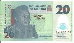 NIGERIA 20 NAIRA 2021 UNC P New - Nigeria