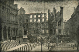 St étienne * Incendie 1909 , CPA Cliché Antonin ROULES * édité Par Le Petit Polyte Et Vendu Au Profit Des Sinistrés - Saint Etienne