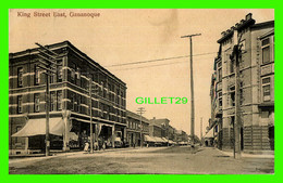 GANANOQUE, ONTARIO - KING STREET EAST - TRAVEL IN 1910 - - Gananoque