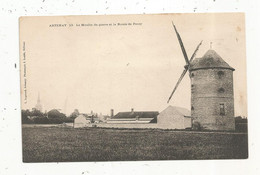 Cp ,45, LOIRET, ARTENAY , Le Moulin De Pierre Et La Route De PATAY , Vierge - Artenay