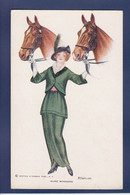 CPA Femme Avec Cheval Horse Illustrateur Femme Women Non Circulé - Pferde