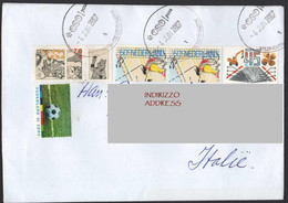 Nederland Netherlands Italia Veldhgyen Deschimmerik 2007 TNT Post Comics Sport LET00205 - Brieven En Documenten