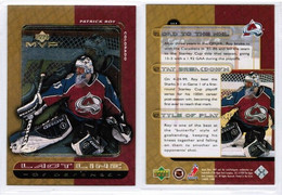 PATRICK ROY---UPPER DECK "Last Line" 1999-2000 (NHL--2-1) - 1990-1999
