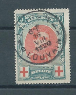 N° 132 OBLITERE"LOUVAIN" - 1918 Red Cross