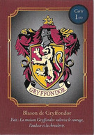 Carte Harry Potter Auchan N°1 Gryffondor - Harry Potter