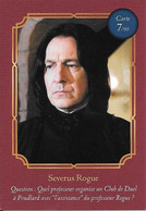 Carte Harry Potter Auchan N°7 Severus Rogue - Harry Potter
