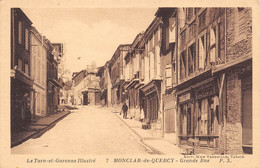 TARN ET GARONNE  82  MONCLAR DE QUERCY  GRANDE RUE - Montclar De Quercy