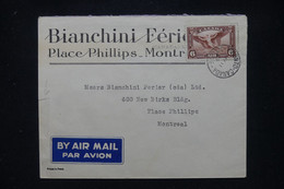 CANADA - Enveloppe Commerciale De Toronto Pour Montréal Par Avion En 1937 - L 109721 - Cartas & Documentos