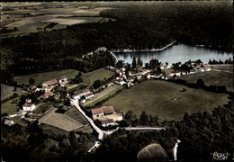 CPA Pont Et Massène Cote D'Or, Vue Generale Aerienne Du Barrage, Lac De Pont - Andere Gemeenten