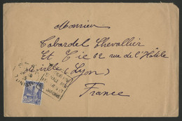 N° 181 Obl. DAGUIN SFAX TUNISIE 24/10/35 STATION HIV- / ERNALE SES / REMPARTS / ET SES JARDINS. - Storia Postale