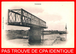 CPA RR NV DND- VIETNAM TONKIN - 333 - HAI-PHONG Pont Tournant Du Chemin De Fer - Collection R. Moreau Hanoï - PRECURSEUR - Vietnam