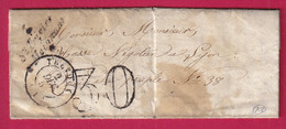 CURSIVE 1 ST TRIVIER SUR MOIGNANS AIN RARE INDICE 18 POUR LYON - ....-1700: Precursors