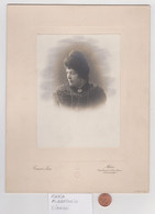 Photo Foto - Formato "SuperAlbum" - Signora Con Chignon - Years '1890 - Luca Comerio, Milano - Ancianas (antes De 1900)