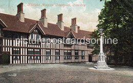 COVENTRY BABLAKE HOSPITAL COURTYARD OLD COLOUR POSTCARD WARWICKSHIRE - Coventry