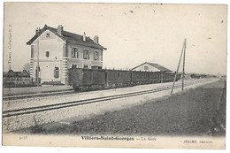 VILLIERS SAINT GEORGES - La Gare - Train - Villiers Saint Georges