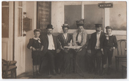 CARTE PHOTO: DEGUSTATION DES VINS DE MOSELLE ( TRABEN ) VINS DU RHIN - MAITRANK -ECRITE DE UCCLE 1908- CARTE RUSSE ? Zz - Zu Identifizieren