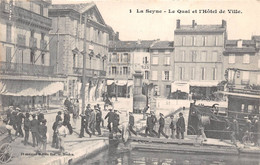 83 - La Seyne-sur-Mer - Le Quai Magnifiquement Animé - L'Hôtel De Ville - La Seyne-sur-Mer