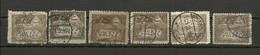 Poland 1919 - Fi. 94 B Different Variants - Used Stamps