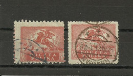 Poland 1919 - Fi. 100 Different Variants - Used Stamps