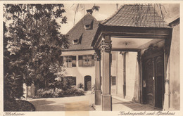 A1255) ILLERTISSEN - Kirchenportal Und Pfarrhaus - ALT !! 1932 Tolle STEMPEL Deutsches Reich 3 - Illertissen