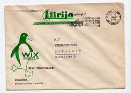1961 YUGOSLAVIA,SLOVENIA,FLAM: PARTIZAN WALK,ILIRIJA COMPANY COVER,PENGUIN,LJUBLJANA TO SARAJEVO - Covers & Documents