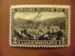 LUXEMBURGO LUXEMBOURG 1928  Timbres Surcharge OFFICIEL Yv 187 * MH - Service