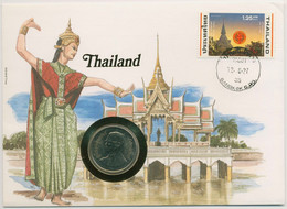 Thailand 1987 Tempel Tänzerin Numisbrief 5 Baht (N498) - Tailandia