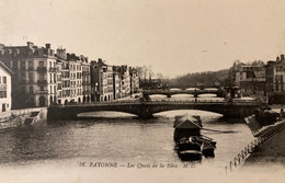 Bayonne - Les Quais De La Nive - Pont - Bateau - Bayonne