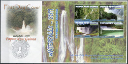 Papua New Guinea. 2011. Waterfalls (Mint) First Day Cover - Papua-Neuguinea