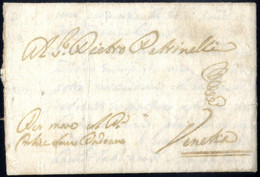 Cover 1699, Lettera Da Bari Il 2.10 Per Venezia, Annotato "Per Nave Col Par. Felice Sauro Padovano" - Napoli