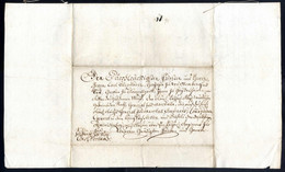 Cover 1734, Brief Vom 20.1. An Den Herzog Zu Württemberg, Neunzeilige Ergebenheitsadresse, Zweiseitiges Schreiben Mit Be - Other & Unclassified