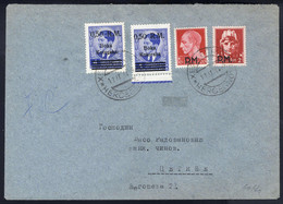 Cover 1944, Brief Von Hercegnovi Il 17.9.44 Mit Zwei Stück 0,50 Auf 4 D. König Peter Und 20 C. Und 2 Lire P.M., Signiert - Occupation 1938-45