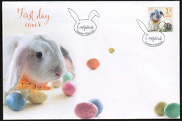 2016 Finland, Easter Bunny FDC. - FDC