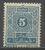 Maroc Bureau Français - Marokko - Morocco Poste Aérienne 1917-26 Y&T N°T28 - Michel N°P12 *** - 5c Chiffre - Timbres-taxe