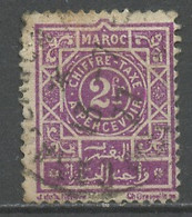 Maroc Bureau Français - Marokko - Morocco Poste Aérienne 1917-26 Y&T N°T34 - Michel N°P18 (o) - 2f Chiffre - Segnatasse