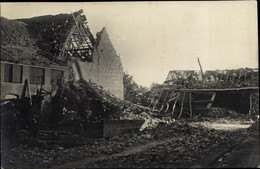 Photo CPA Monchy Le Preux Pas De Calais, Ortsansicht, Kriegszerstörungen 1. WK, Ruine, 1916 - Autres Communes