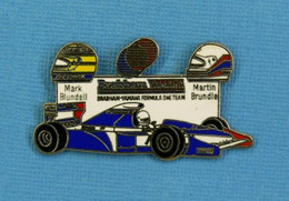 1 PIN'S //  ** MARK BLUNDELL / BRABHAM-YAMAHA / FORMULA ONE /TEAM MARTIN BLUNDELL ** . (MFS)  Att Dble - F1