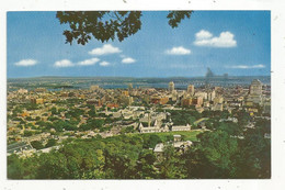 Cp, CANADA , QUEBEC , MONTREAL, View Taken From Mount Royal Lookout, Vue Prise Du MONT ROYAL, écrite - Montreal