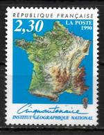 FRANCE   N° 2662 * * Carte De France - Géographie