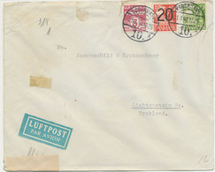 DÄNEMARK 1940 Bedarfspost MiF Karavelle 20Ö Auf 15Ö U. 40Ö Mit Zusatzfrankatur - Lettres & Documents