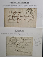 Meuse - Verdun - Cachet Type 13 A - 4 Lettres - 1801-1848: Precursors XIX