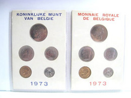 SERIE FDC 1973  MONNAIE DE BELGIQUE - FDEC, BU, BE & Münzkassetten