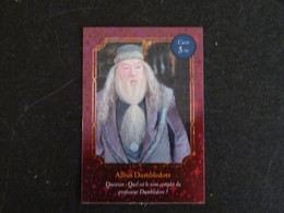 CARTE AUCHAN HARRY POTTER 5/90 ALBUS DUMBLEDORE - Harry Potter